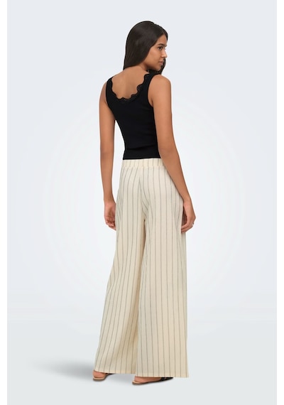 Only Onlmıka Loose Fit Yüksek Bel Pantolon Bayan Pantolon 15375289 Bej