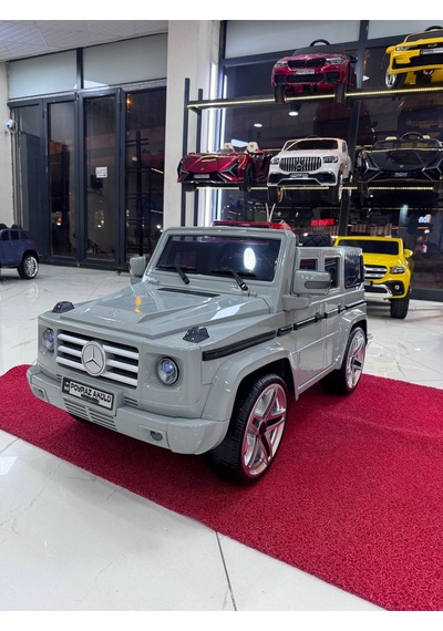 Poyraz Akülü Yumuşak Lastikli G65 12v 0-6yaş Özel Plaka Gümüş