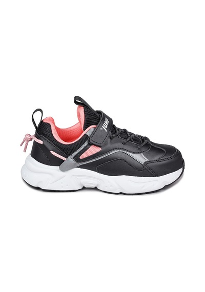 Jump 29605 Cırtlı Siyah - Somon Pembe Kız Çocuk Sneaker Günlük Spor Ayakkabı Siyah - Somon Jump 29605 Cırtlı Siyah - Somon Pembe Kız Çocuk Sneaker Günlük Spor Ayakkabı Siyah - Somon