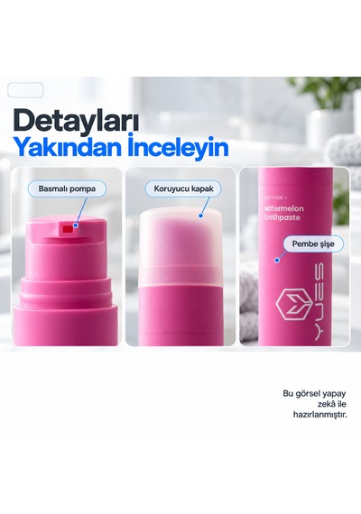 Yues Gs-009f Karpuz Aromalı Florürlü Pompalı Diş Macunu 60 G Beyazlatma
