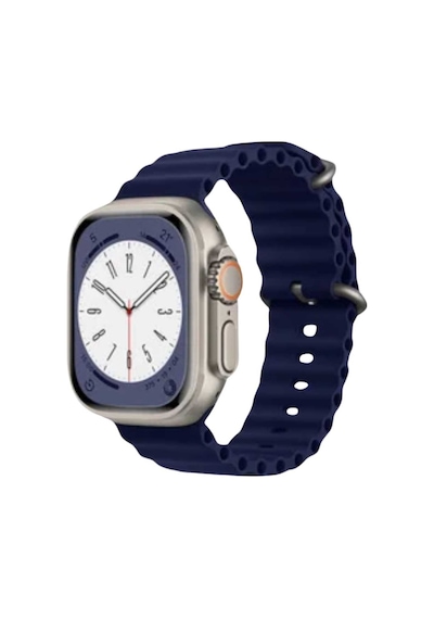 Apple Uyumlu  Watch 2/3/4/5/6/7/8/9/se/ultra 42mm 44mm 45mm 49mm Ocean Silikon Loop Kordon