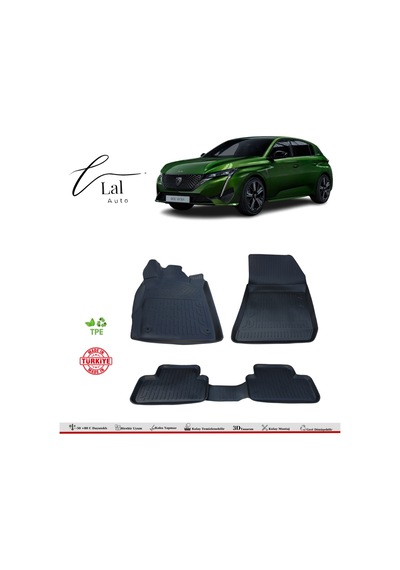 Peugeot 308 2022+ Havuzlu Paspas