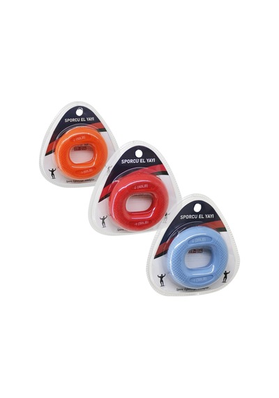 Halka Model Renkli Sporcu Silikon El Yayı Çift Kullanım 20-30lbs - 40-50lbs - 50-60lbs Bx40