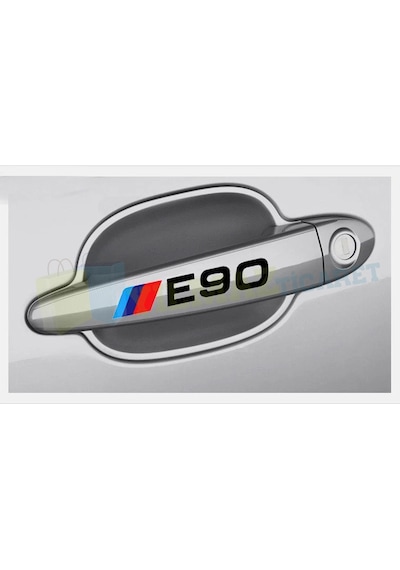 Bmw M Logo Kapı Kolu Oto Sticker E46 E90 E60 E39 E36 F30 F10 E70 10 X 1,7 Cm