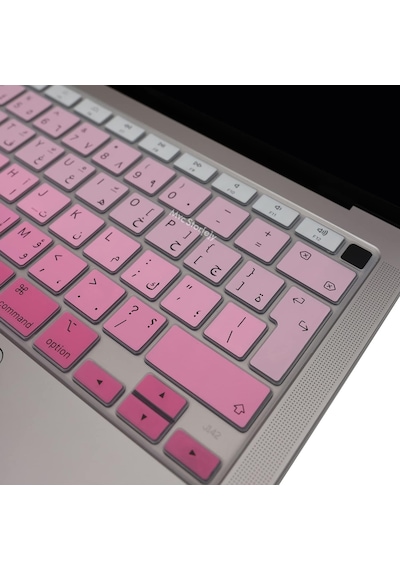 Macbook Air 13 Arapça Klavye Koruyucu A1932 A2179 A2337 M1 Uk Iso Ters L Enter Uyumlu Arabi
