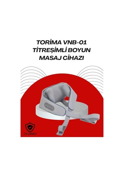 Vnb-01 U Tipi Ergonomik Boyun Masaj Cihazı Beyaz - Siyah