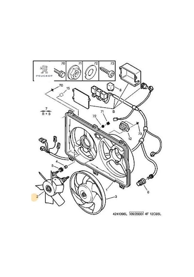 Fan Motoru Peugeot 1253.c1