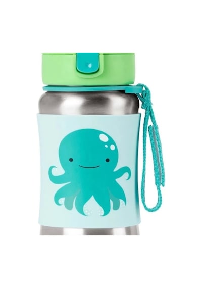 Skip Hop Zoo Pipetli Paslanmaz Çelik Suluk 350 Ml Ahtopot Ahtopot