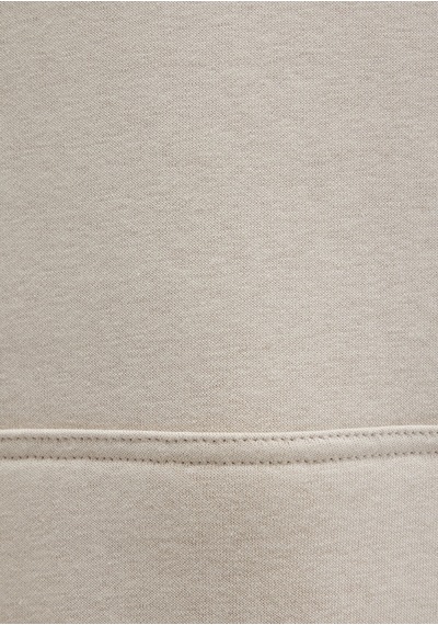 Mavi - Mavi Logo Baskılı Kapüşonlu Bej Sweatshirt 067149-70004 Bej