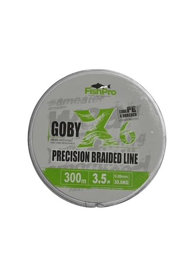 Fishpro Goby 6x 300 Mt Dark Green Örgü İp Misina 0.13