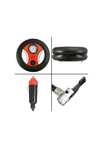 Lastik Hava Kompresörü 300 Psi Tekerlek Model Çakmak Girişli
