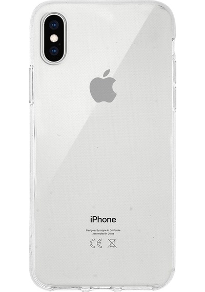 Apple Uyumlu iPhone XS Max 1mm Silikon Şeffaf Kapak