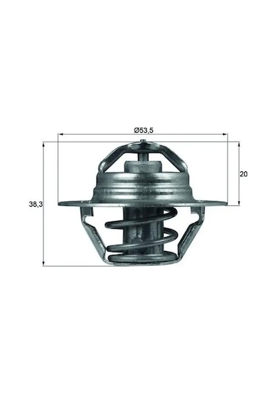 Vw Passat B5 Termostat 1.8 1997-2000 Aeb Anb Apu Mahle Tx8888d