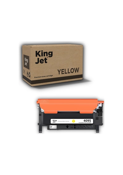 Kingjet Samsung Uyumlu Clt-y409s Standart Kapasiteli Sarı Yellow Çipli Uyumlu  Toner Clx-3175
