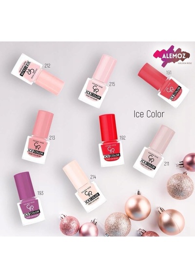 Lexroo Ice Color Nail Lacquer No: 145 - Parlak Bitişli Mini Oje 6 Ml