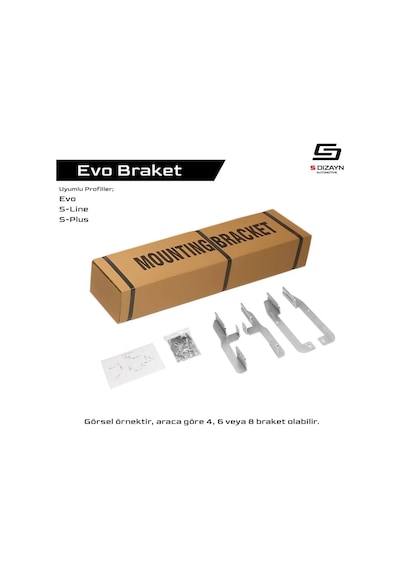 Peugeot Partner 3 Uzun Şase Evo Braket Seti 213 Cm 2018 Üzeri