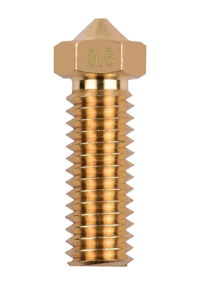 Koodmax 3d Yazıcı Extruder M6 Filament 1.75mm / 0.6mm Baskı Kafası Volkan Nozzle