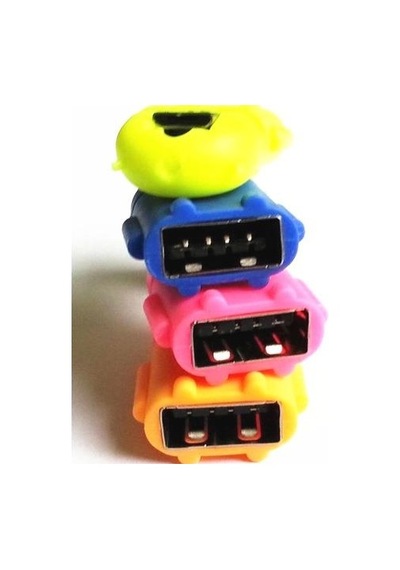 Android Adam Micro Usb Otg Çevirici - Pembe