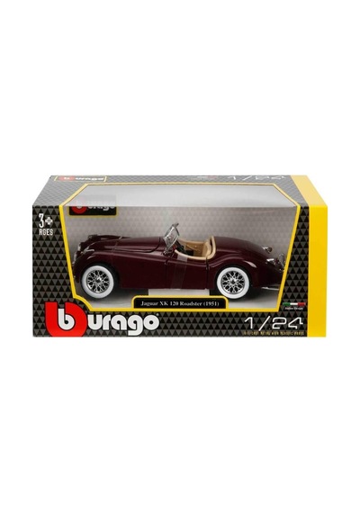 Bburago 1:24 Jaguar Xk 120 Roadster Model Araba Çok Renkli