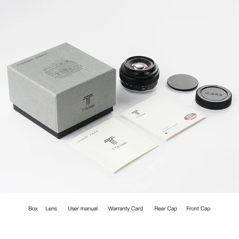 Ttartisan 50mm F2.0 Multi Mounts Lens Sony E, Siyah