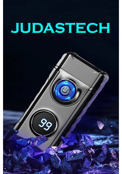 Judas K17 Usb Şarjlı 2 Arc Alevsiz Çakmak -new Style
