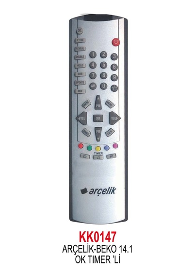 Arçelik Uyumlu Beko 14.1 Kumanda Kk0147