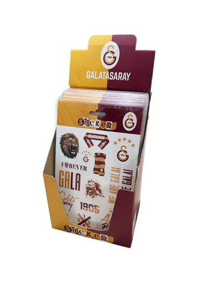 Galatasaray Sticker Sheet 72 Adet Çok Renkli