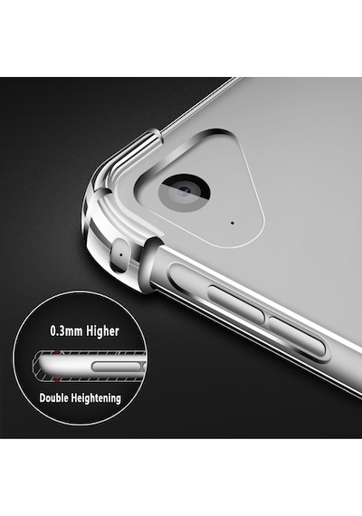 Apple Uyumlu iPad 7 . Nesil 8. Nesil 9. Nesil 10.2 Kılıf Darbelere Dayanıklı Şeffaf Kapak