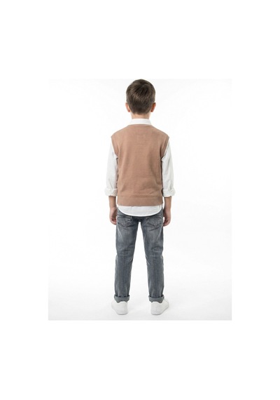 Xo Kids Erkek Çocuk 4lu Alt Üst Takım 6-9 Yaş 13204 Camel