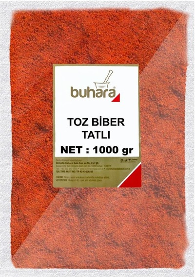 Buhara Toz Tatlı Biber 1 KG