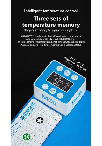 Maant Phd 15 İnç 320w Lcd Ekran Isıtıcı Ve Ayırıcı Mat