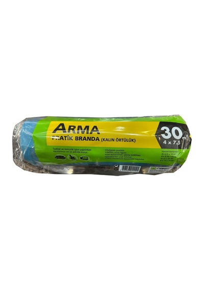 Arma Naylon Tadilat Boya Koruyucu Örtü Poşet Kalın Pratik Branda - 4x7.5 Metre - 30 M2-3 Paket