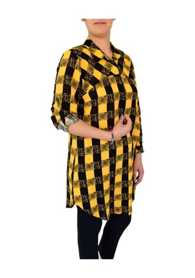 Kadın Ekose Kareli Tunik Bgl-st02956 001