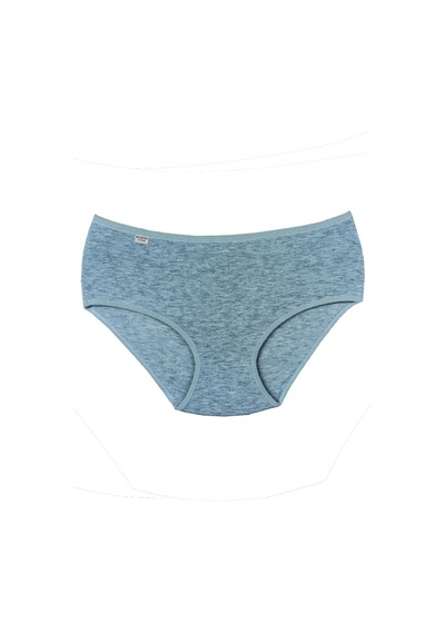 Bluence Kadın Gri 4'Lü Yüksek Bel Likralı Bato Külot Gri