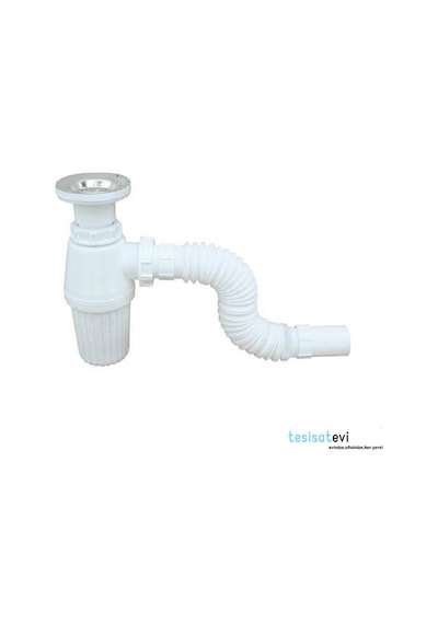 Gama Taslı Lavabo Sifonu - Taslı Lavabo Gider Borusu - Sifon