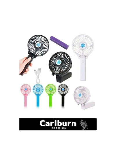 Cep Boyu Usb Şarjlı 3 Kademeli Sessiz Taşınabilir Mini Fan Pervaneli Soğutucu Küçük Vantilatör