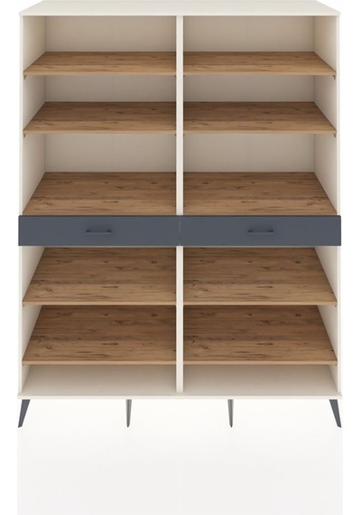 Kronos Gardrop 10 Raflı 2 Çekmeceli 176x59x221 Aytaşı-çam/antrasit Çam/antrasit Kronos Gardrop 10 Raflı 2 Çekmeceli 176x59x221 Aytaşı-çam/antrasit Çam/antrasit