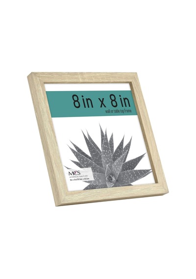 Ayrex Mcs Galeri Temel Çerçeve, Doğal Ahşap Tahıl, 20,32 X 20,32 Cm, 2 Paket