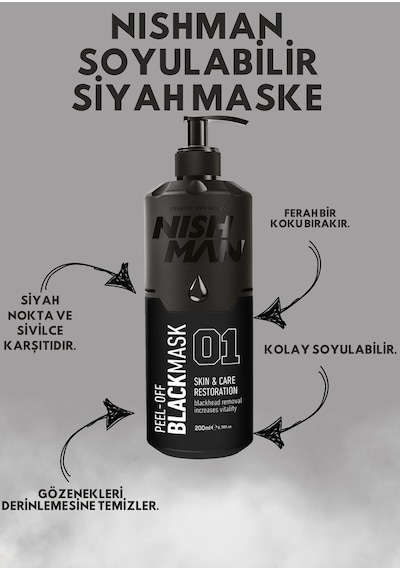 Soyulabilir Siyah Maske / Siyah Nokta Ve Sivilce Karşıtı 200 Ml