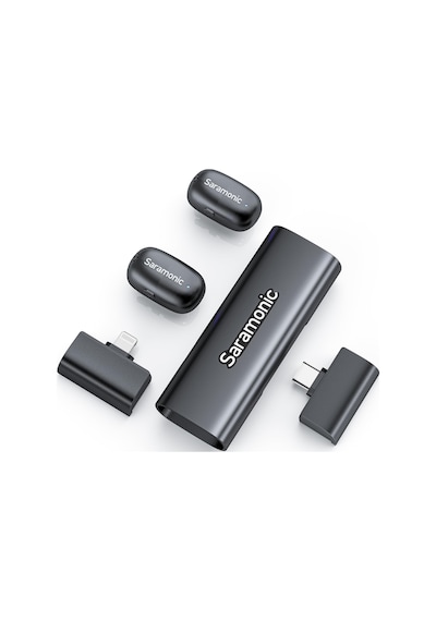 Saramonic Air Se Kablosuz Yaka Mikrofonu, 48khz/24bit, Apple Uyumlu iPhone, Android, Pc İçin Usb-c Ve Yıldırım Mini Mikrofon, Vlog, Yayın, Youtube, Röportajlar İçin Yaka Mikrofonu Saramonic Air Se Kablosuz Yaka Mikrofonu, 48khz/24bit, Apple Uyumlu iPhone, Android, Pc İçin Usb-c Ve Yıldırım Mini Mikrofon, Vlog, Yayın, Youtube, Röportajlar İçin Yaka Mikrofonu