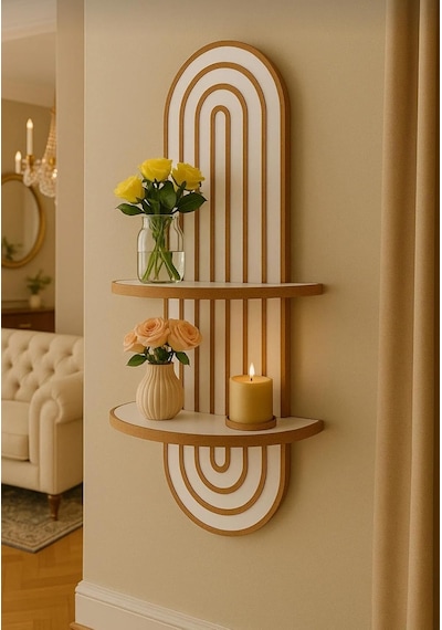 Modern Duvar Rafı 70x20 Cm / Dekoratif Ahşap Duvar Rafı / Minimalist Çok Amaçlı Raf / Salon, Mutfak, Banyo Ve Antr Diğer