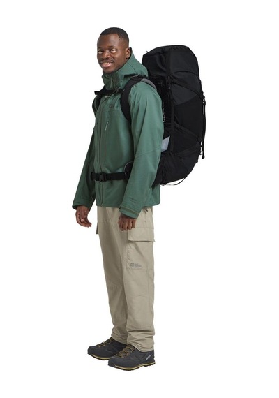 Jack Wolfskin Trailflair Pro 60 Unisex Sırt Çantası Siyah-60 Litre Çok Renkli