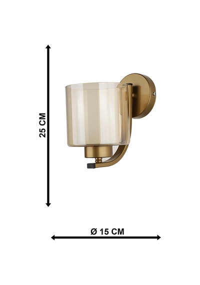 Deco Aplik Antik Kahverengi