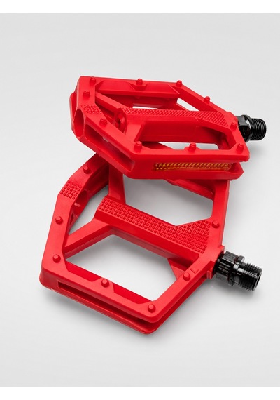 Heugers Drox Mx555 Kompozit Platform Pedal 111x106mm - Kırmızı