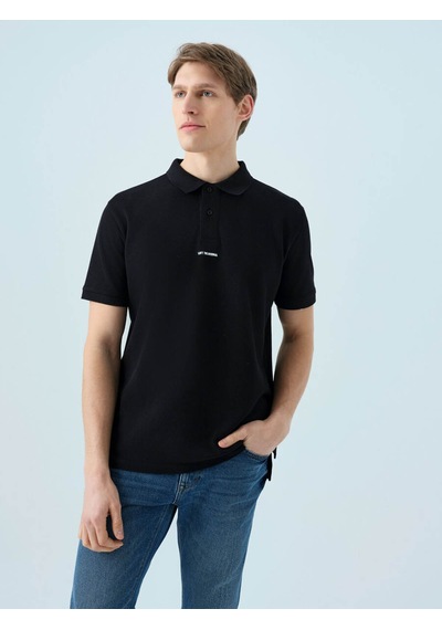 Loft Regular Fit Siyah Erkek Polo Yaka T-shirt Lf2036745 Loft Regular Fit Siyah Erkek Polo Yaka T-shirt Lf2036745