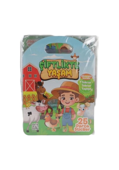 Mey İthalat 3011 Bitmeyen Sticker Çiftlikte Yaşam Mavi