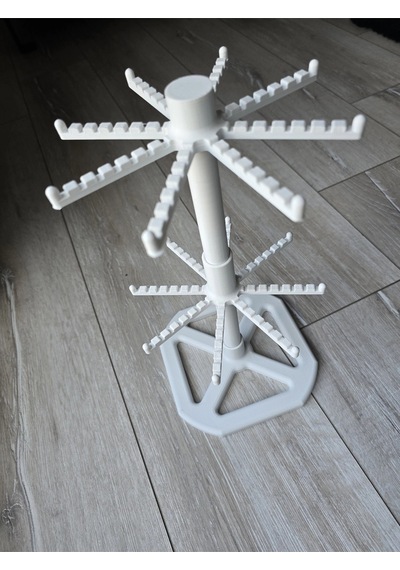 3d Anahtarlık Standı 2 Katlı Dönen-takı Organizer