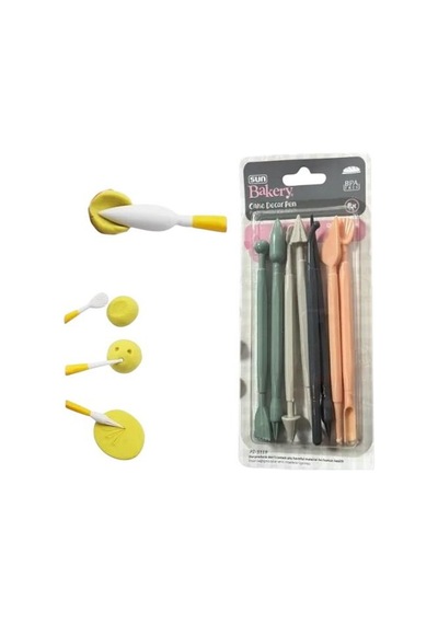 Marzipan Set Şeker Hamuru Şekillendirici 8 Parça Diğer