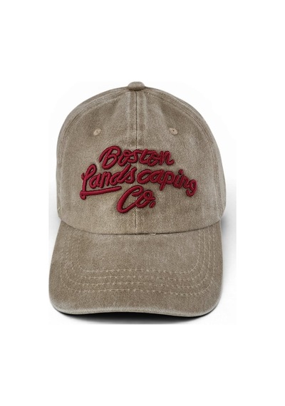 Hedea Unisex Vintage Eskitme Beyzbol Şapkası Boston Nakışlı Ayarlanabilir Kahverengi Pamuklu Cap Çok Renkli