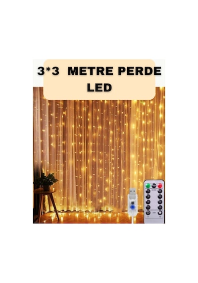 İç Ve Dış Mekan Perde Led Bahçe, Balkon Ve Veranda İçin Belirtilmemiş